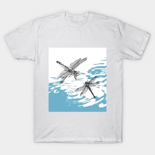Dragonflies print T-Shirt
